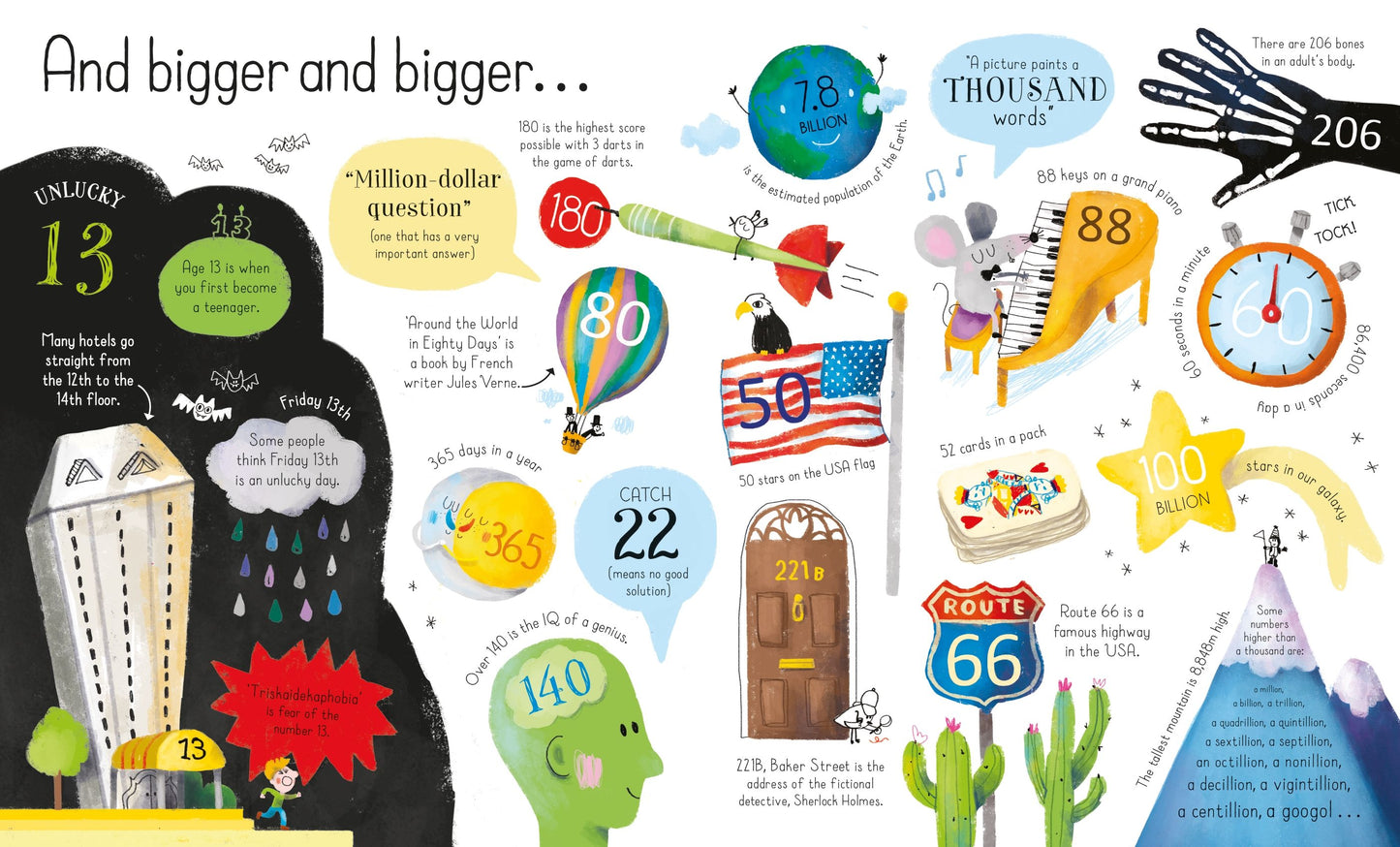 Set puzzle si carte - Book and Jigsaw Numbers, Usborne