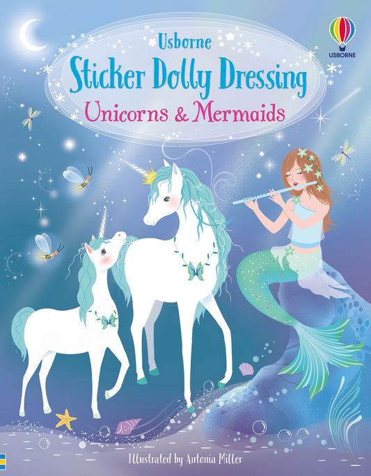 Carte stickere - Unicorns and Mermaids, Usborne