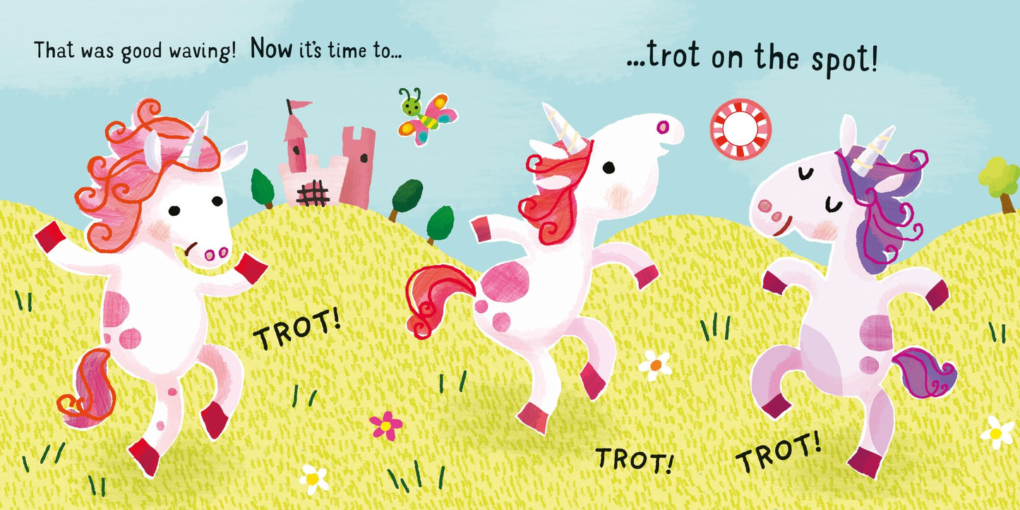 Carte cu sunete - Dance with the Unicorns, Usborne, 1 an+