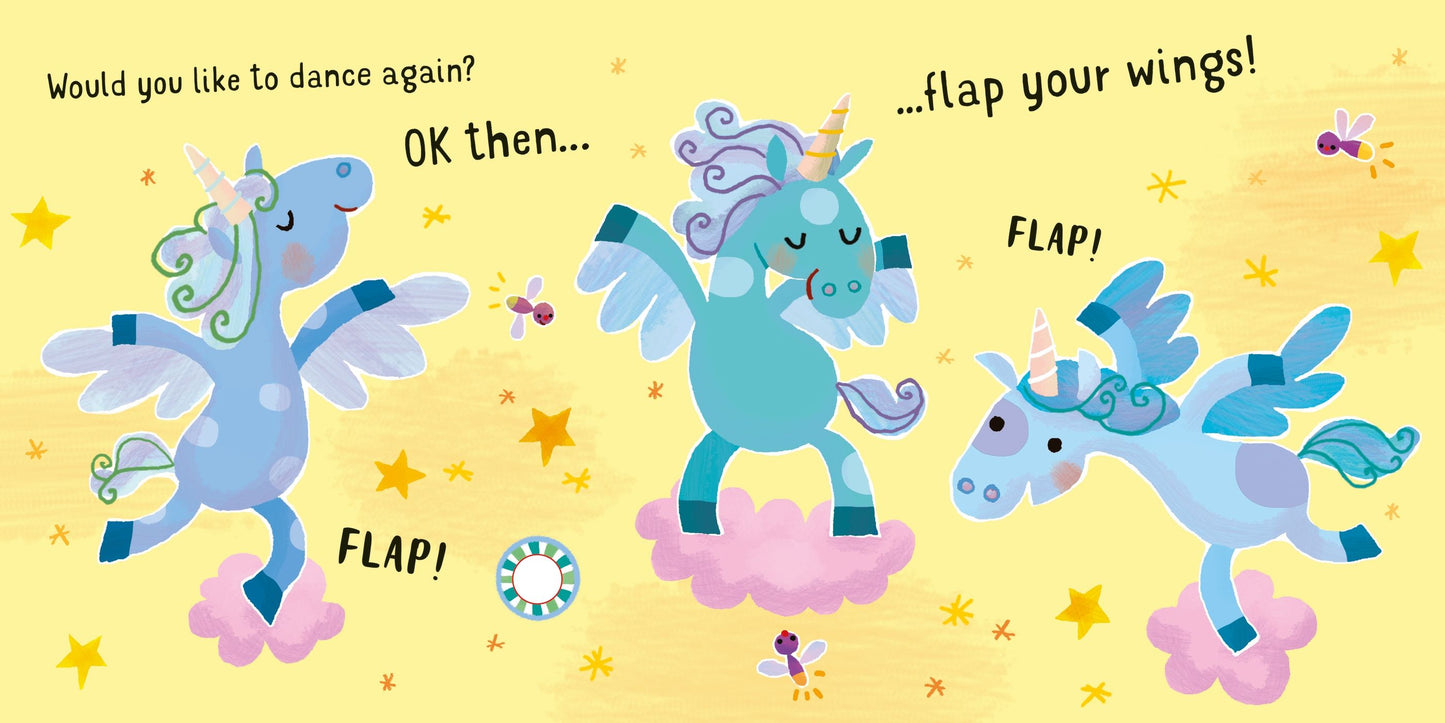 Carte cu sunete - Dance with the Unicorns, Usborne, 1 an+