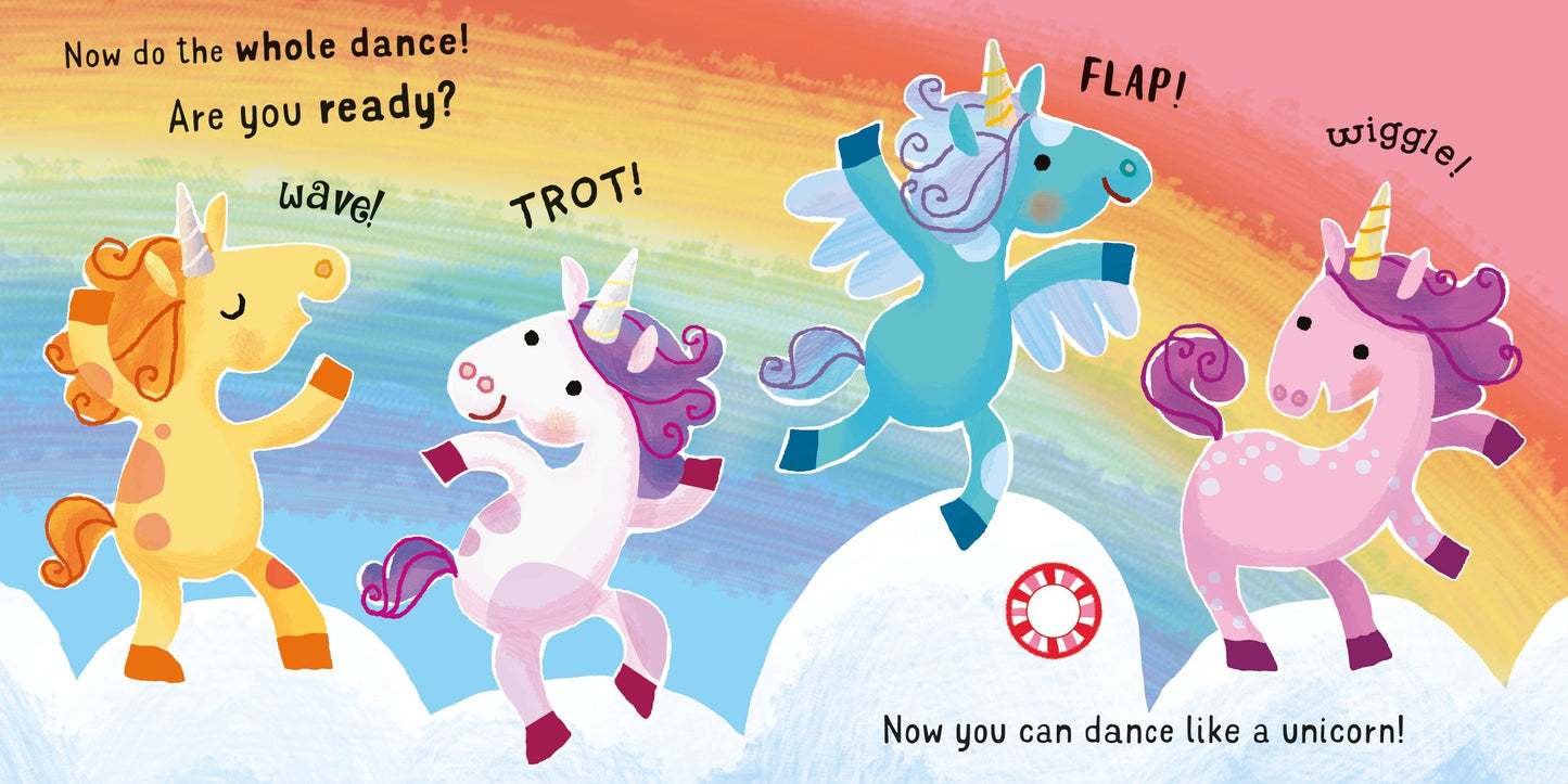 Carte cu sunete - Dance with the Unicorns, Usborne, 1 an+