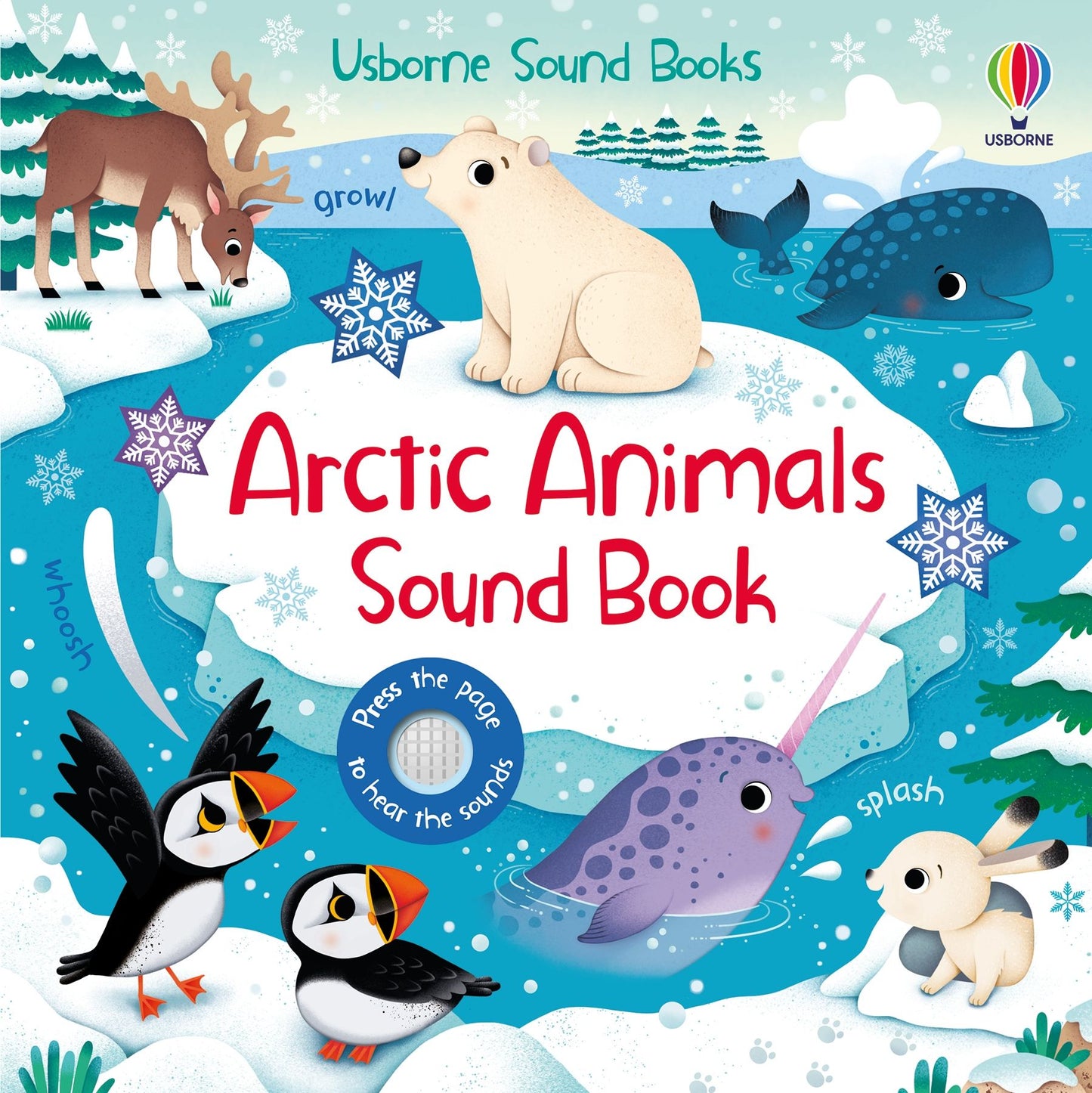 Carte cu sunete - Arctic Animals Sound Book, Usborne