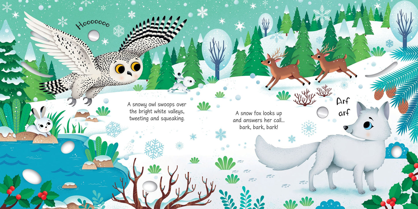 Carte cu sunete - Arctic Animals Sound Book, Usborne