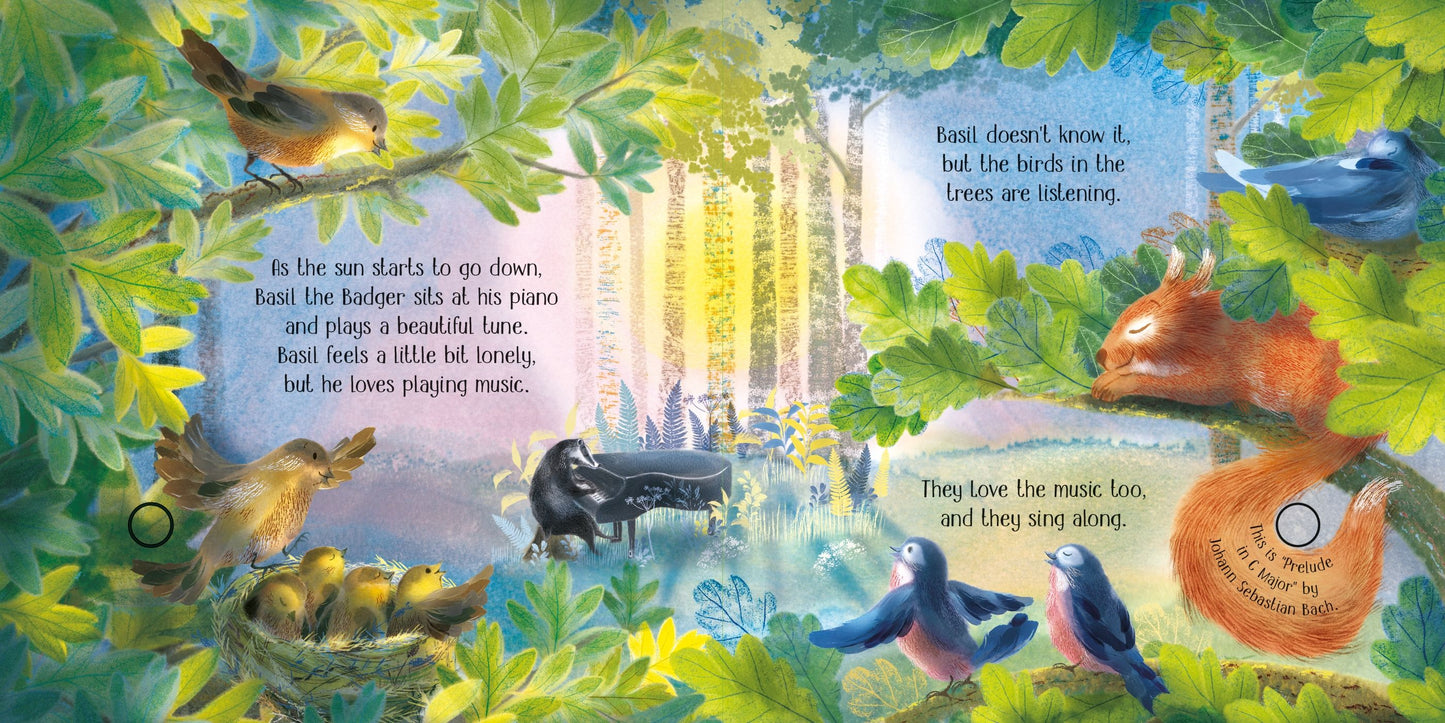 Carte muzical? - Sleepytime Music Book, Usborne