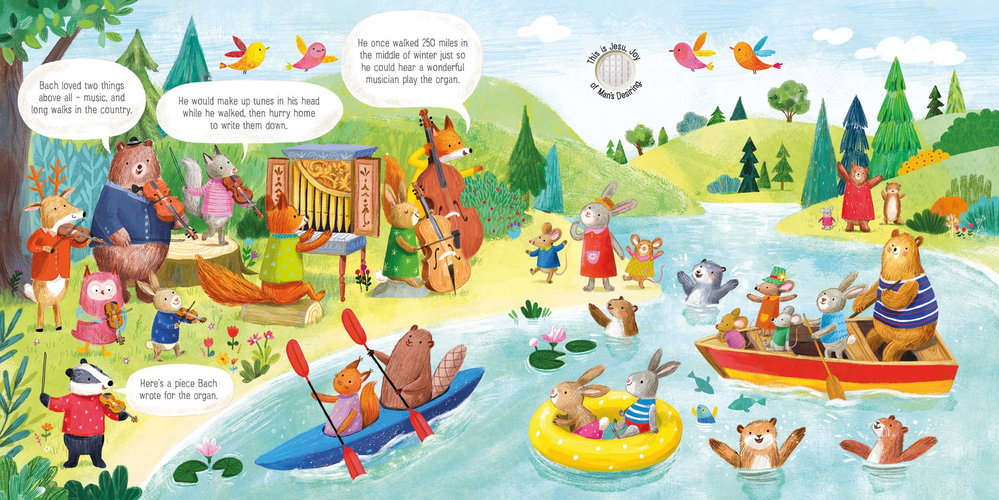 Carte muzicala - The Animal Orchestra Plays Bach, Usborne