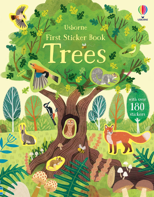 Carte stickere - First Sticker Book Trees, Usborne
