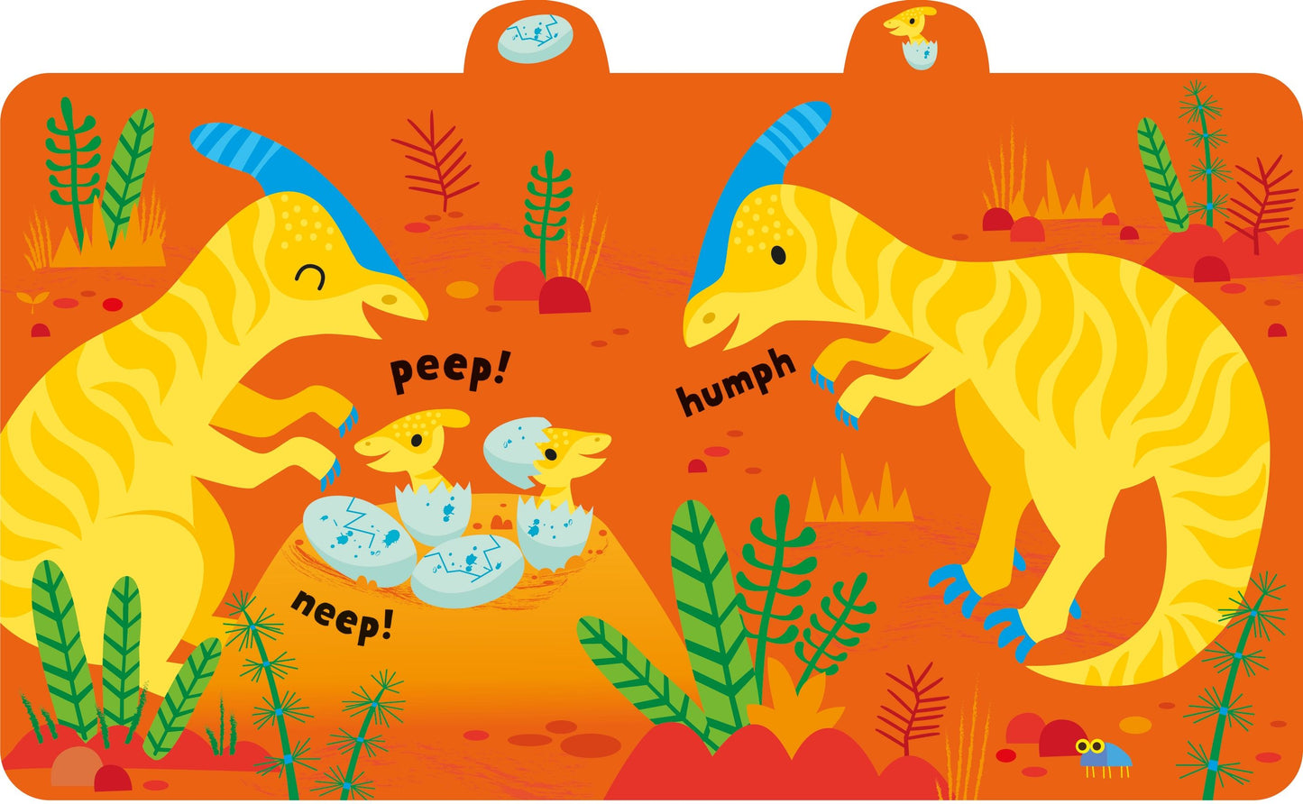 Carte sunete - Baby's Very First Noisy Book Dinosaurs, Usborne, 3 ani+