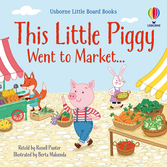 Carte copii - This little piggy went to market, Usborne, 2 ani+