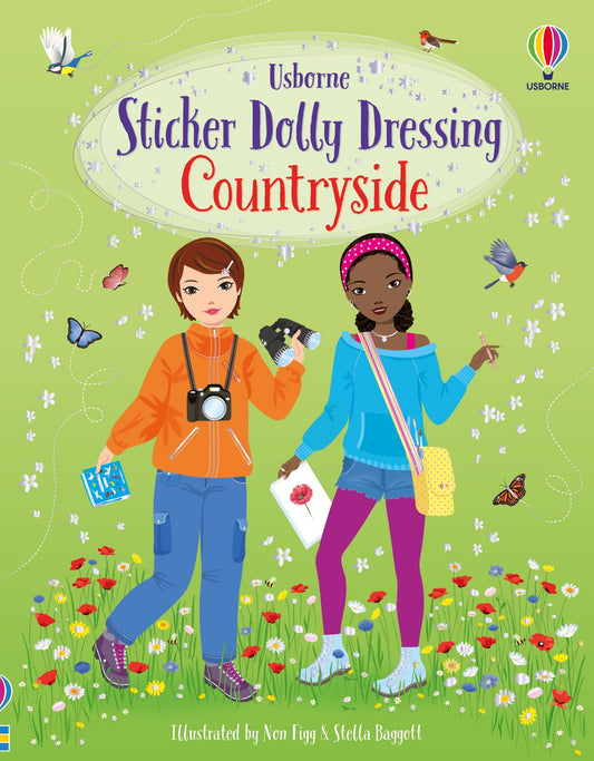 Carte stickere - Sticker Dolly Dressing  Countryside, Usborne