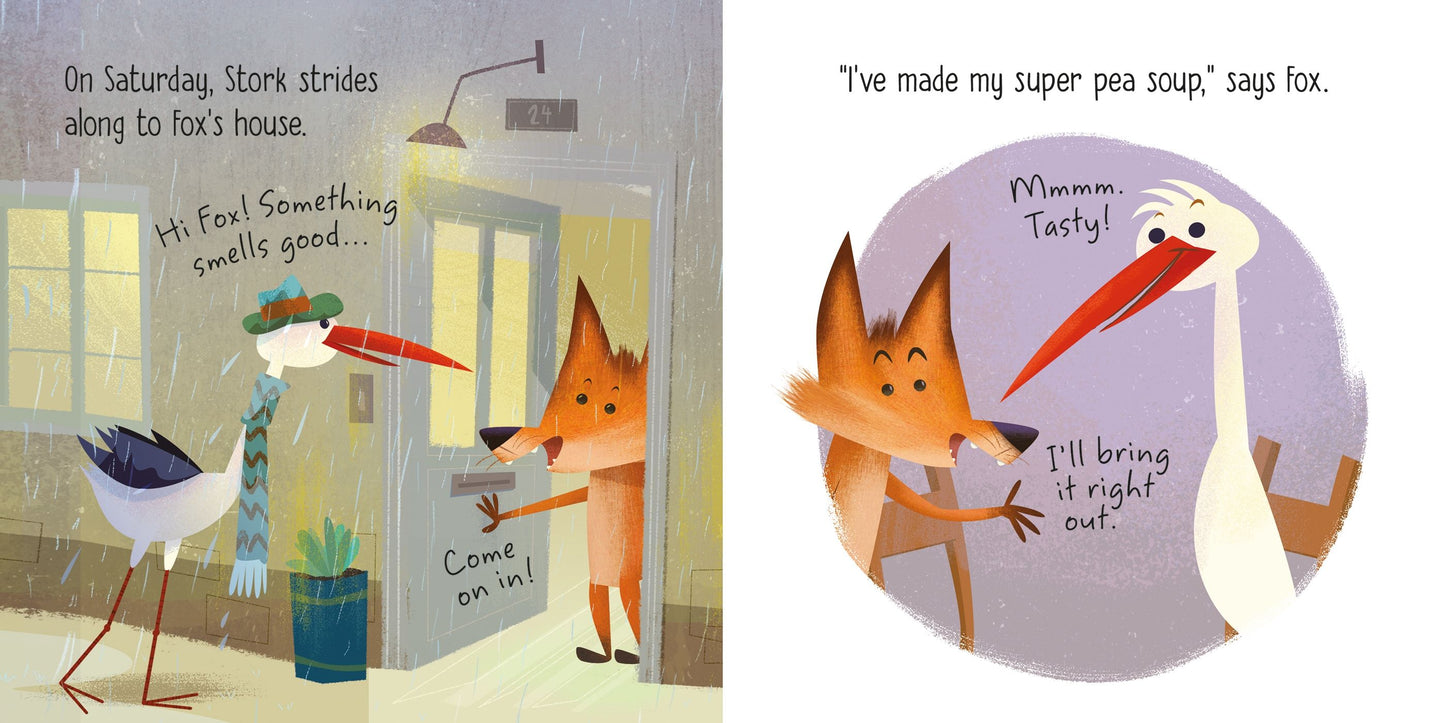 Carte copii - The Fox and the Stork, Usborne, 2 ani+