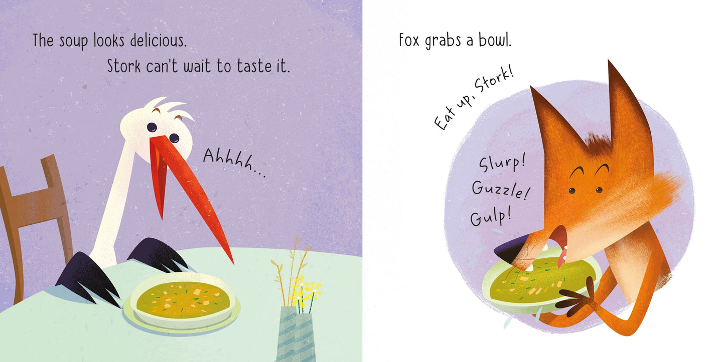 Carte copii - The Fox and the Stork, Usborne, 2 ani+
