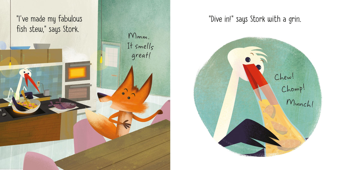 Carte copii - The Fox and the Stork, Usborne, 2 ani+