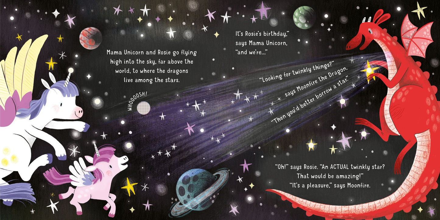 Carte sunete si luminite - Lights and Sounds Unicorns, Usborne