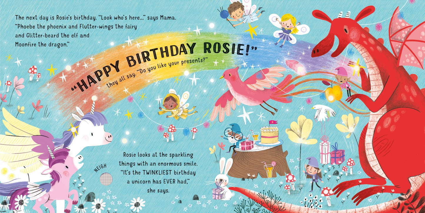 Carte sunete si luminite - Lights and Sounds Unicorns, Usborne