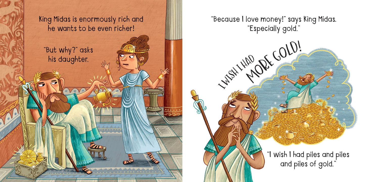 Carte copii - The King Who Loved Gold, Usborne
