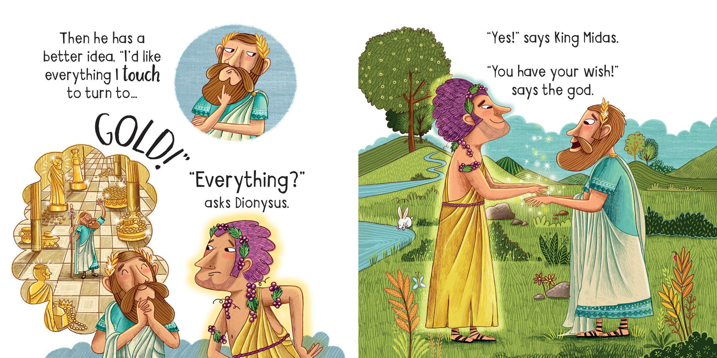 Carte copii - The King Who Loved Gold, Usborne