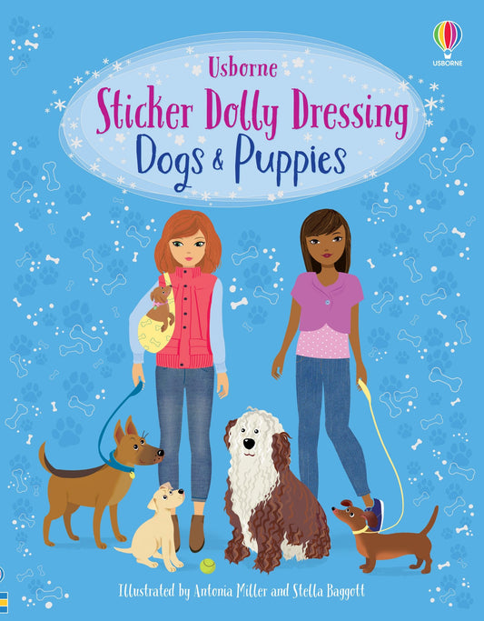 Carte stickere - Sticker Dolly Dressing  Dogs And Puppies, Usborne