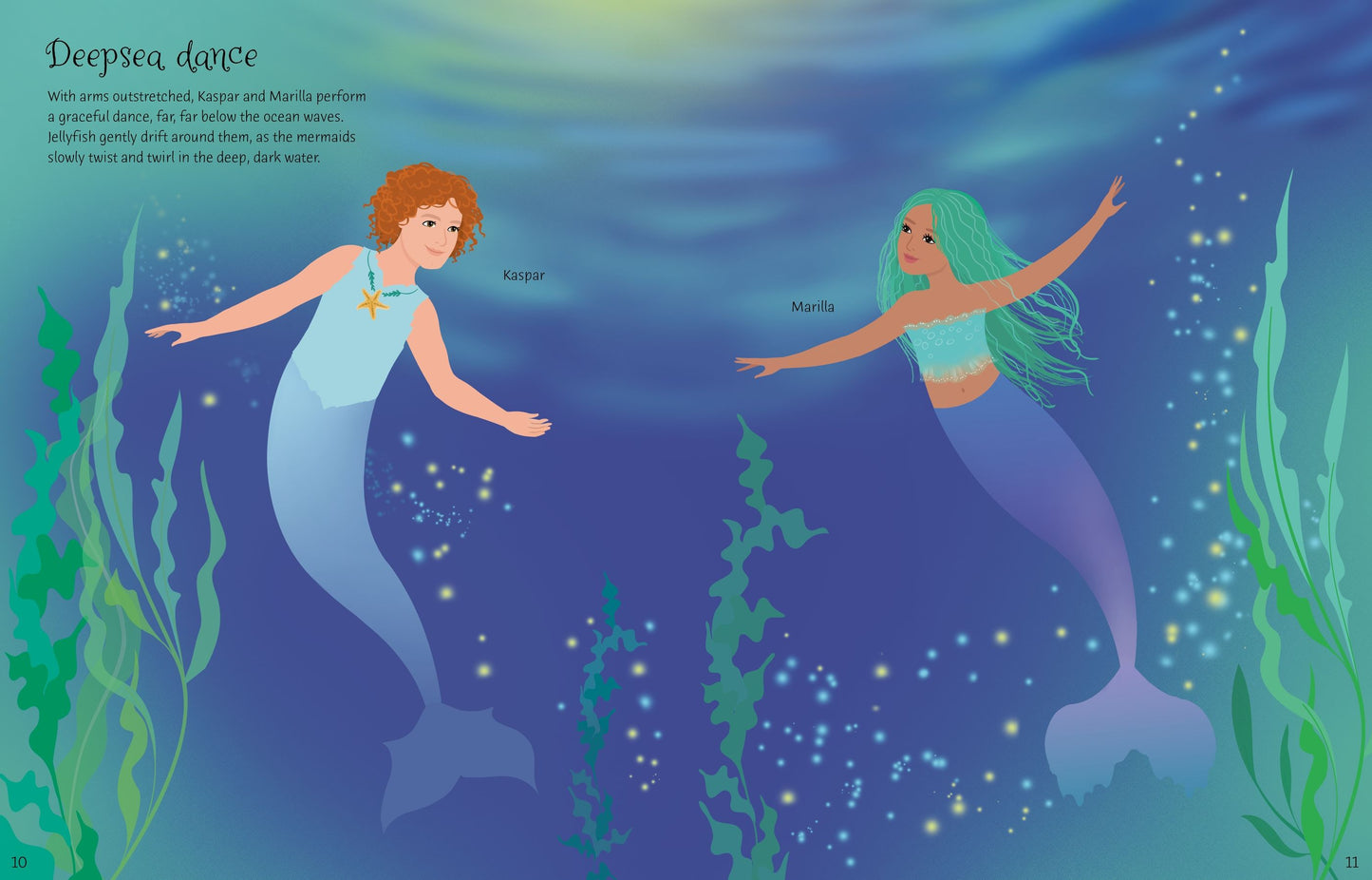 Carte stickere - Sticker Dolly Dressing  Mermaid Kingdom, Usborne