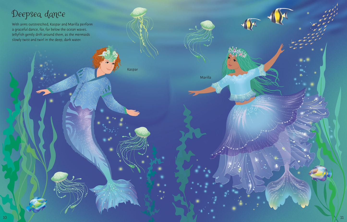 Carte stickere - Sticker Dolly Dressing  Mermaid Kingdom, Usborne