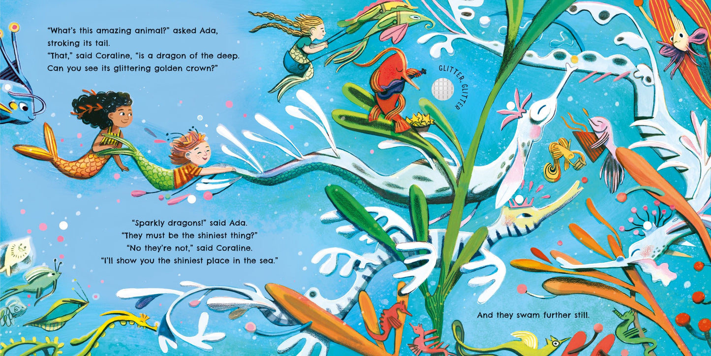 Carte sunete - Lights and Sounds Mermaids, Usborne, 1 an+