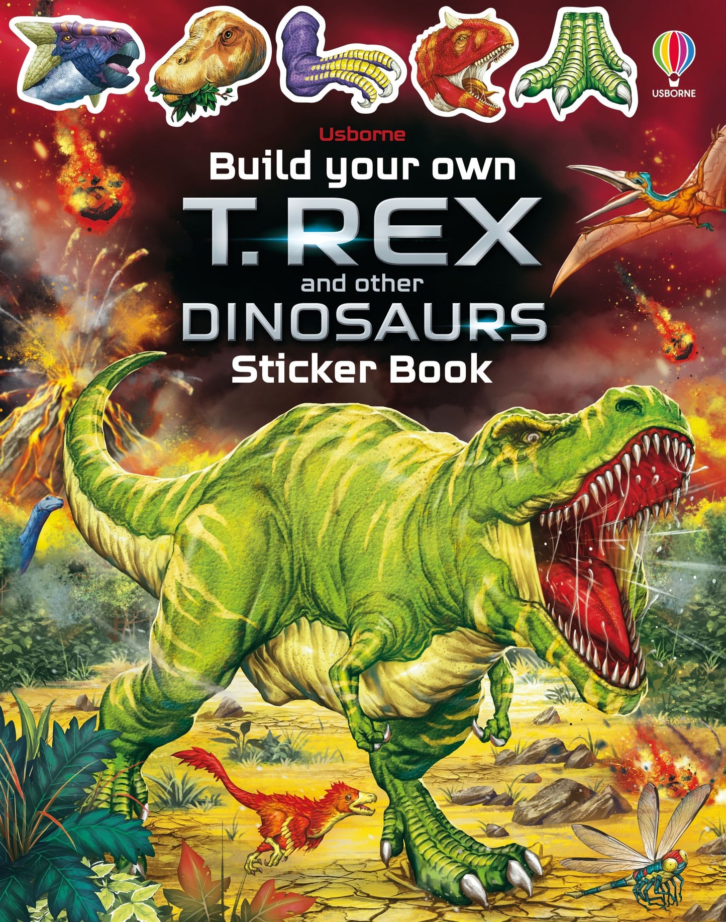 Carte stickere - Build Your Own T. Rex And Other Dinosaurs Sticker Book, Usborne