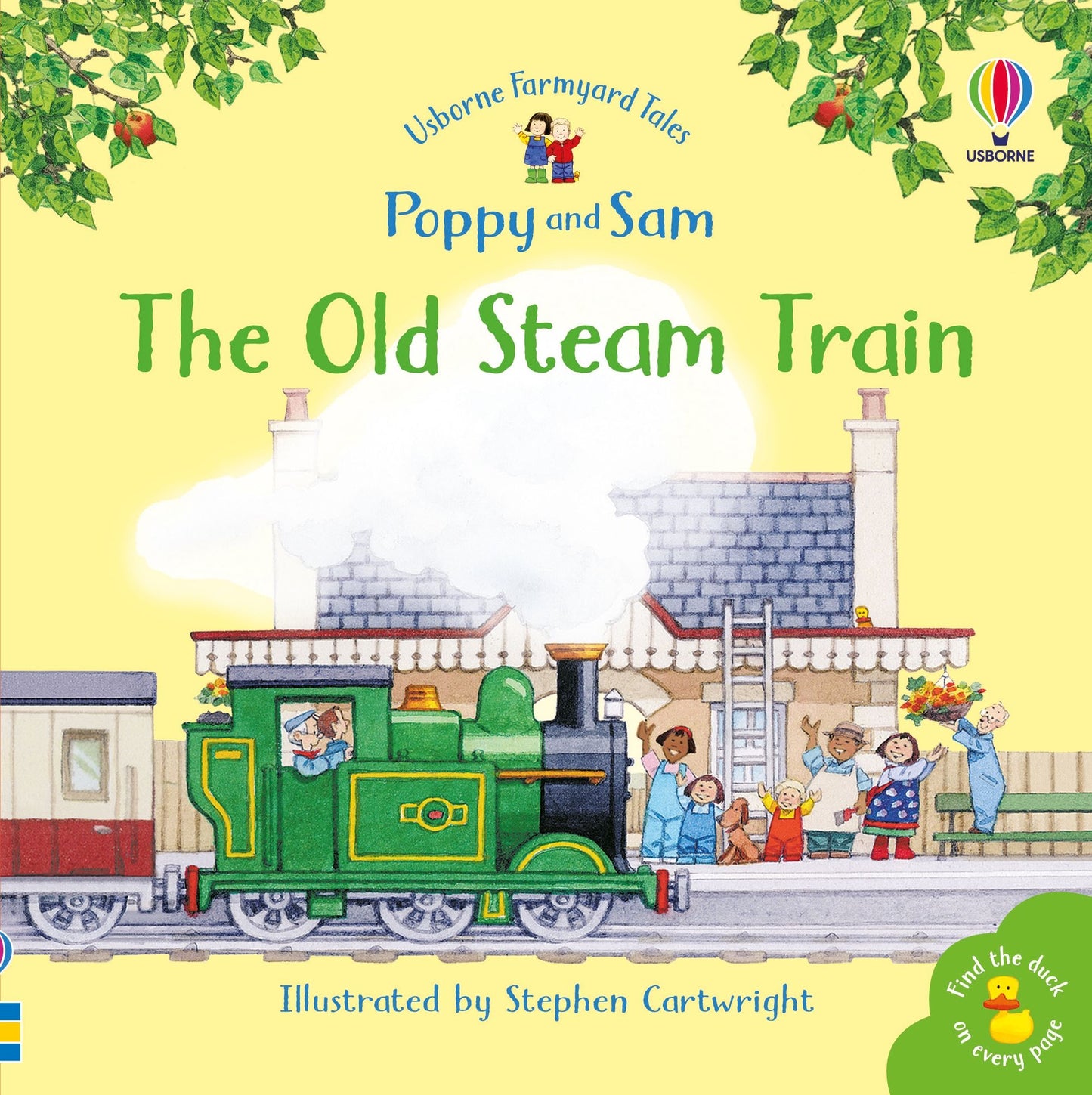Set puzzle si carte - Poppy And Sam'S Book And 3 Jigsaws: Trains, Usborne