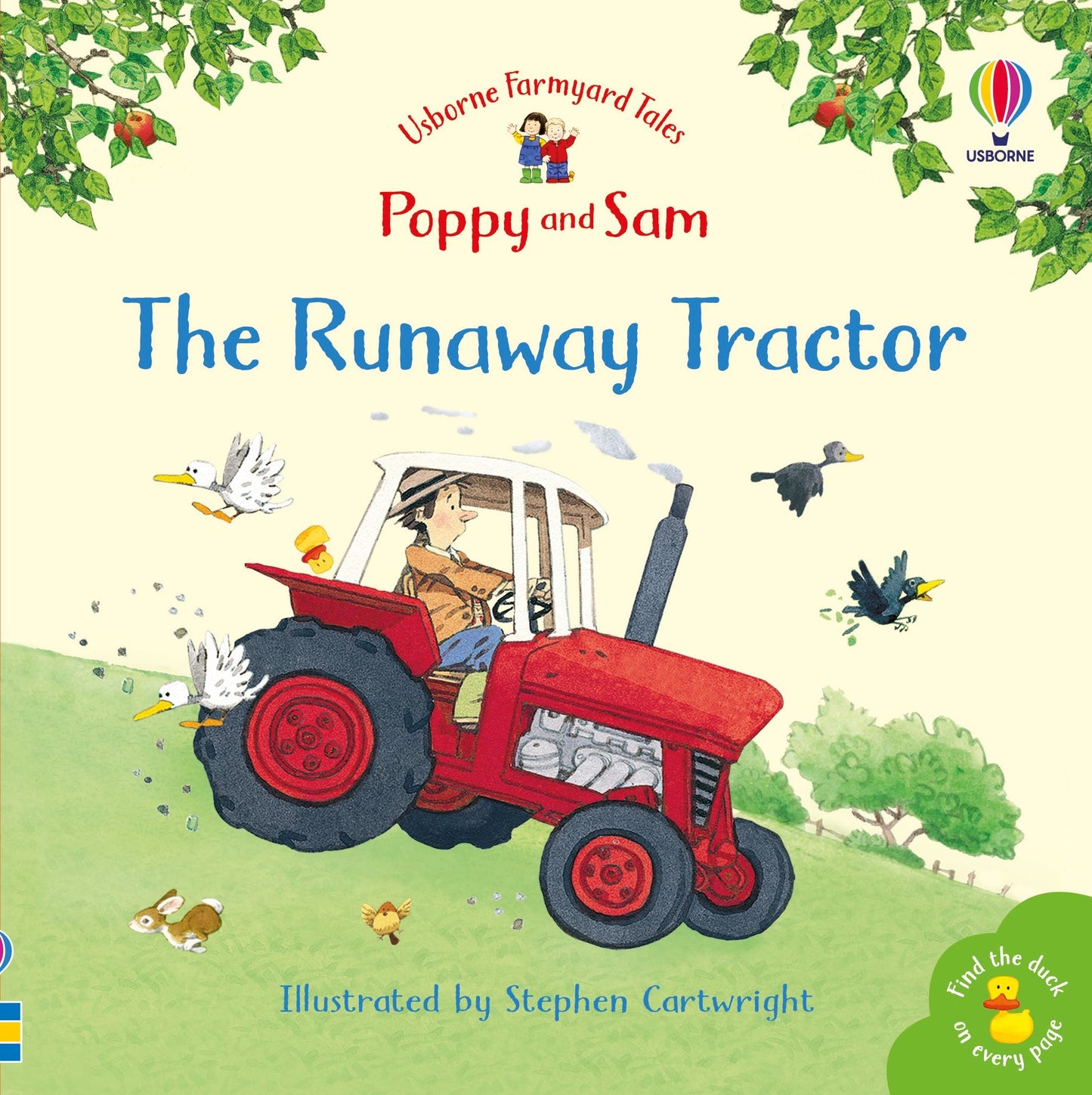 Set puzzle si carte - Poppy and Sam's Book and 3 Jigsaws: Tractors, Usborne
