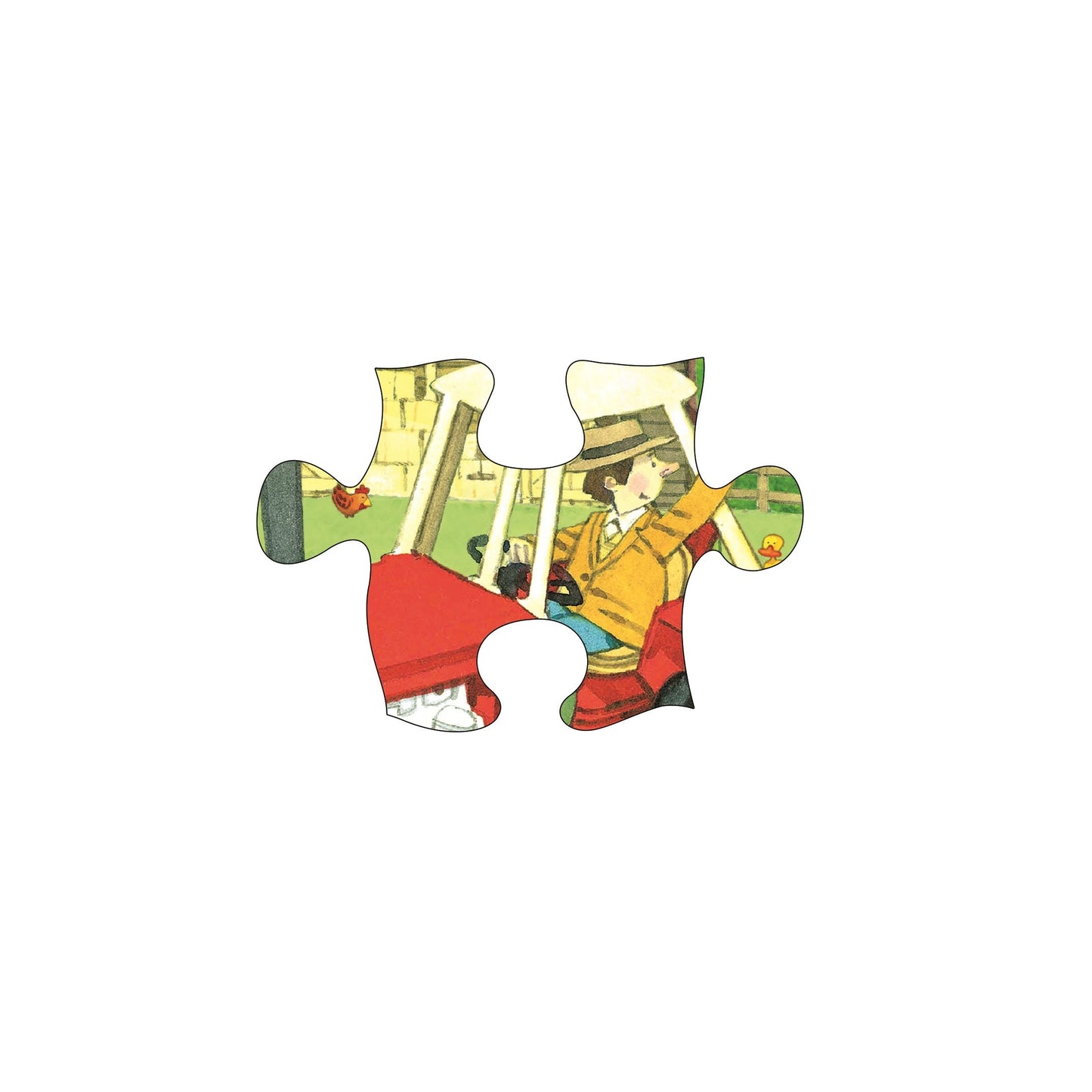 Set puzzle si carte - Poppy and Sam's Book and 3 Jigsaws: Tractors, Usborne