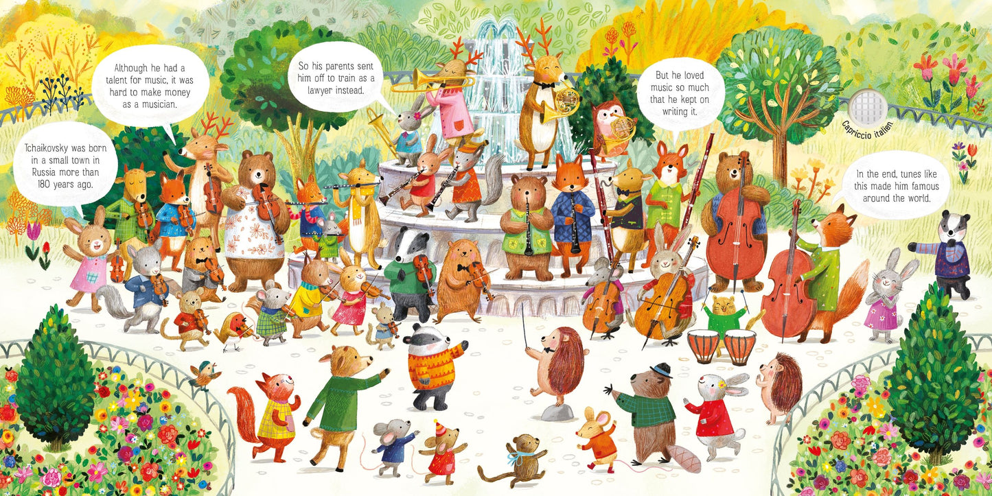 Carte muzical? - The Animal Orchestra Plays Tchaikovsky, Usborne