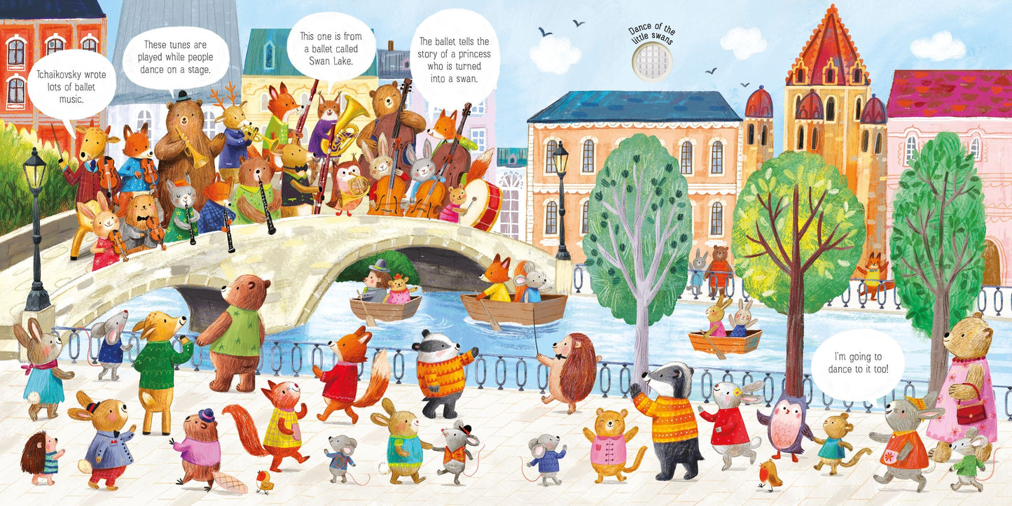 Carte muzical? - The Animal Orchestra Plays Tchaikovsky, Usborne
