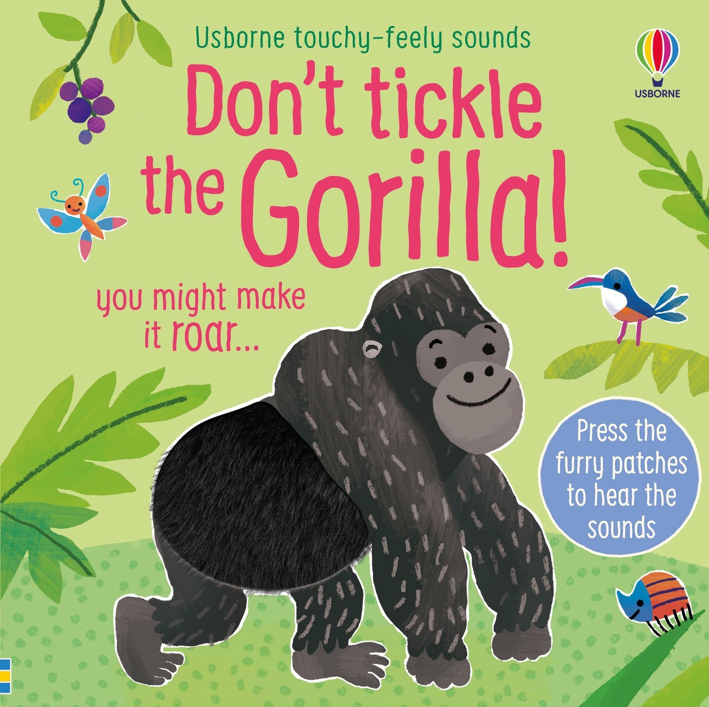 Carte senzoriala cu sunete - Don't Tickle the Gorilla!, Usborne