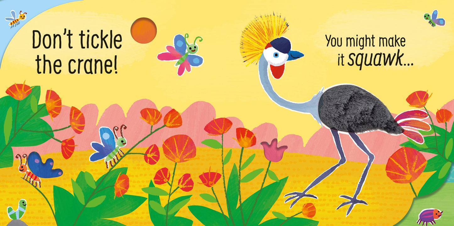 Carte senzoriala cu sunete - Don't Tickle the Gorilla!, Usborne