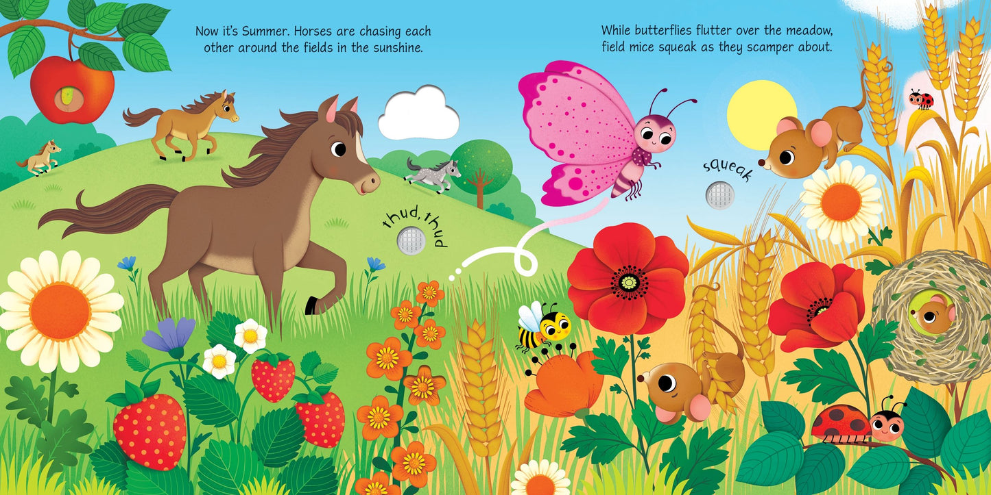 Carte sunete - Seasons Sounds, Usborne