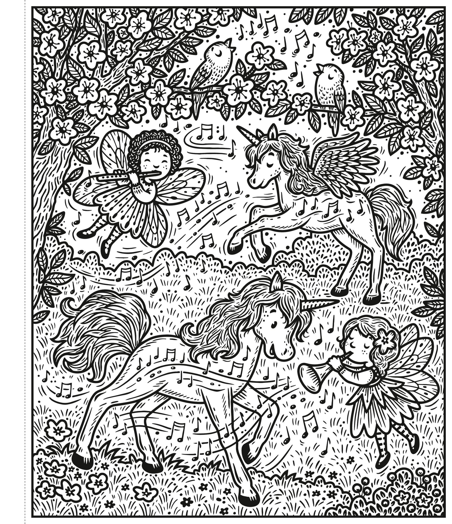 Carte de pictură cu apă - Unicorn World Magic Painting Book, Usborne, 4 ani+