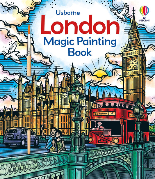 Carte pictura cu apa - London Magic Painting Book, Usborne