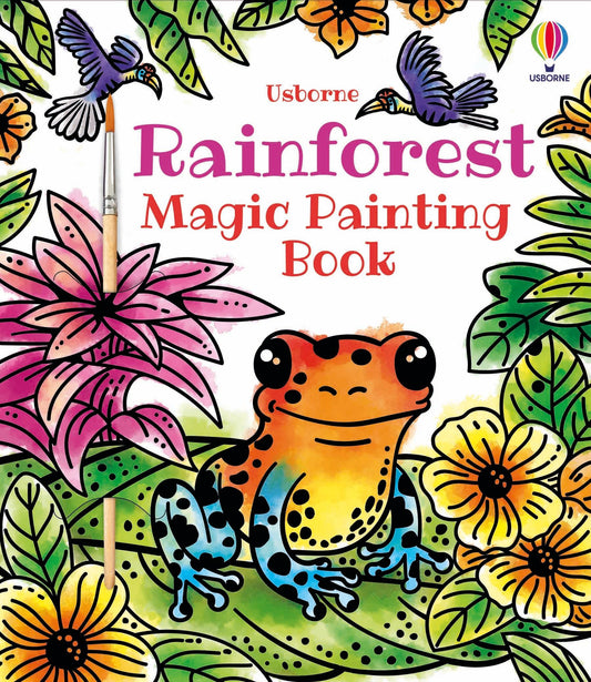 Carte pictura cu apa - Rainforest Magic Painting Book, Usborne