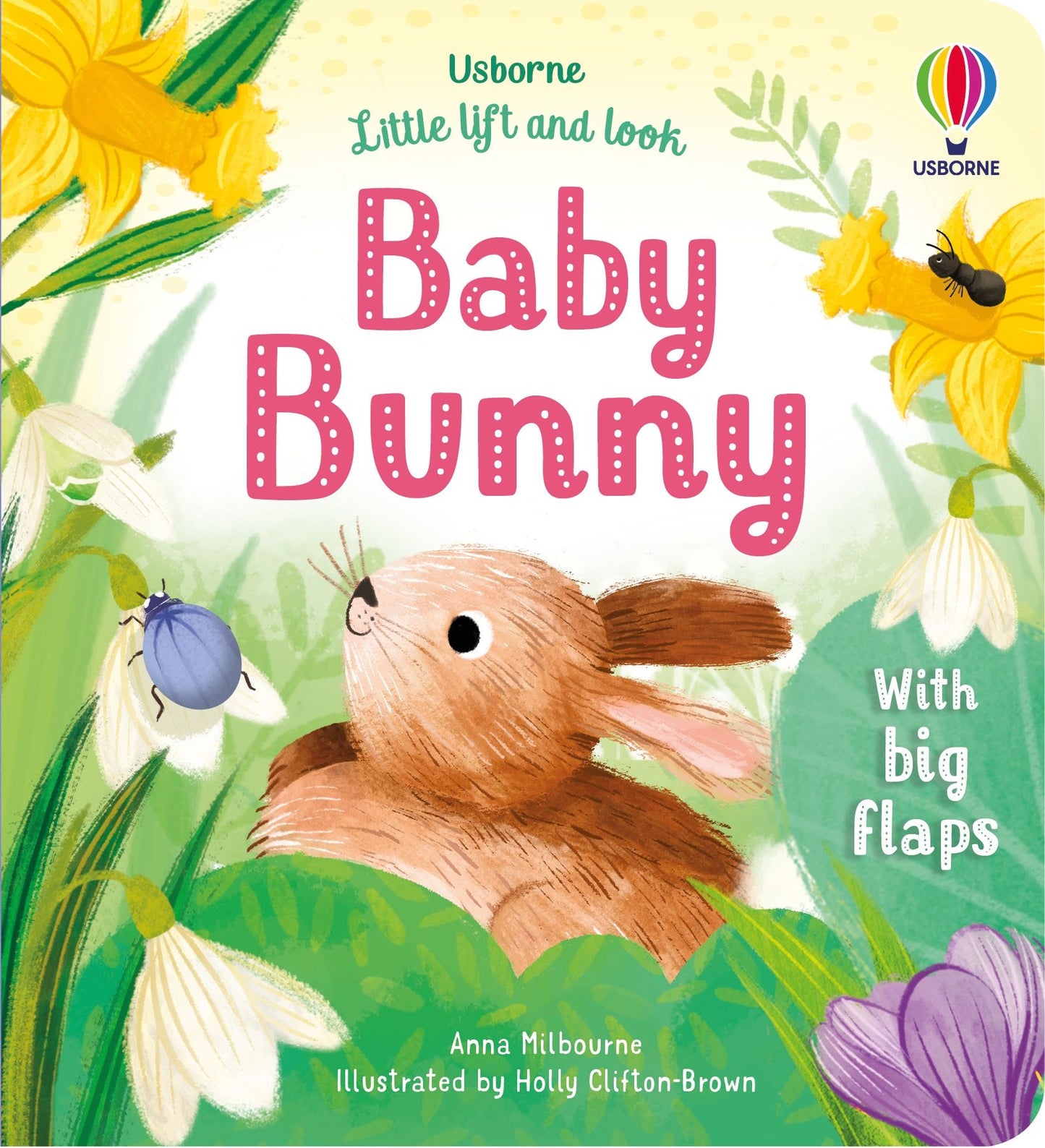 Carte clapete - Little Lift and Look Baby Bunny, Usborne