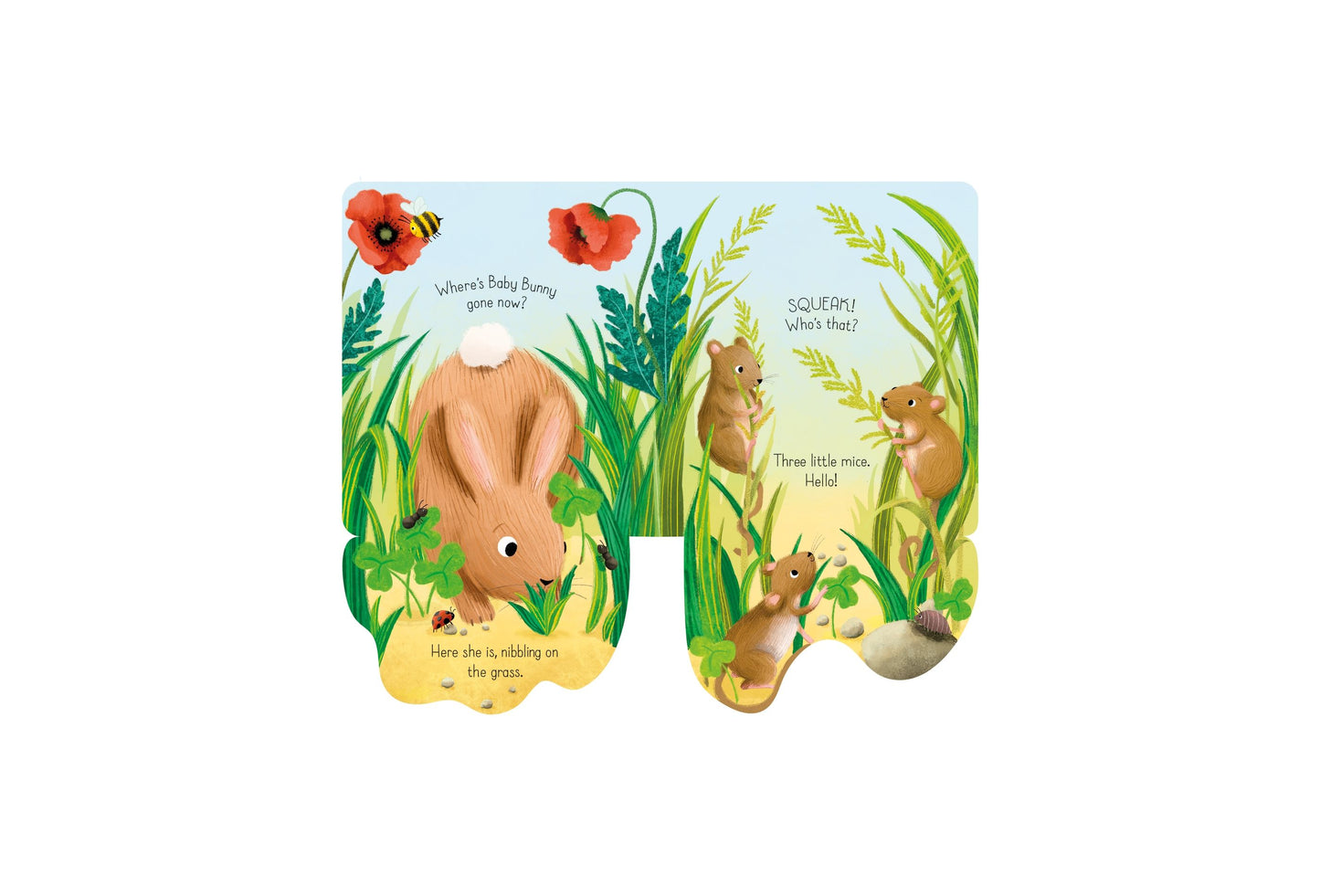 Carte clapete - Little Lift and Look Baby Bunny, Usborne