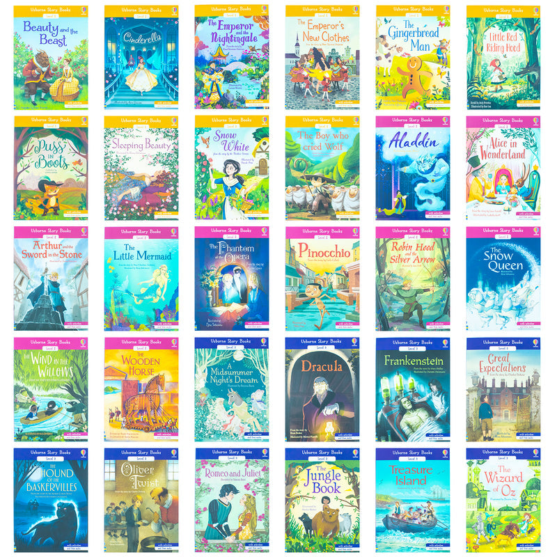 Set 30 carti povesti - USBORNE STORYBOOK READING LIBRARY, Usborne