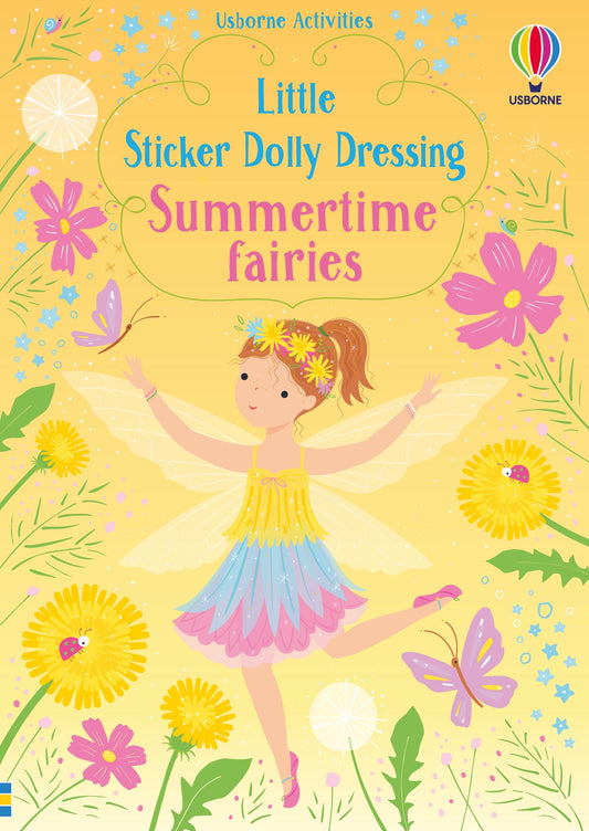 Carte stickere - Little Sticker Dolly Dressing Summertime Fairy, Usborne