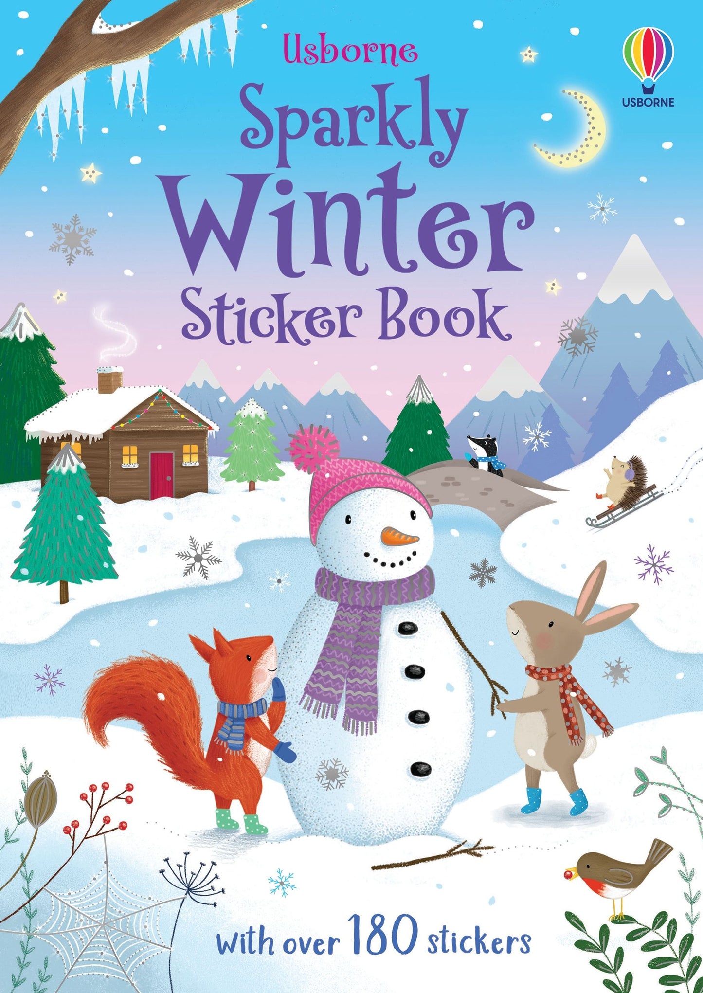 Carte stickere - Sparkly Winter Sticker Book, Usborne