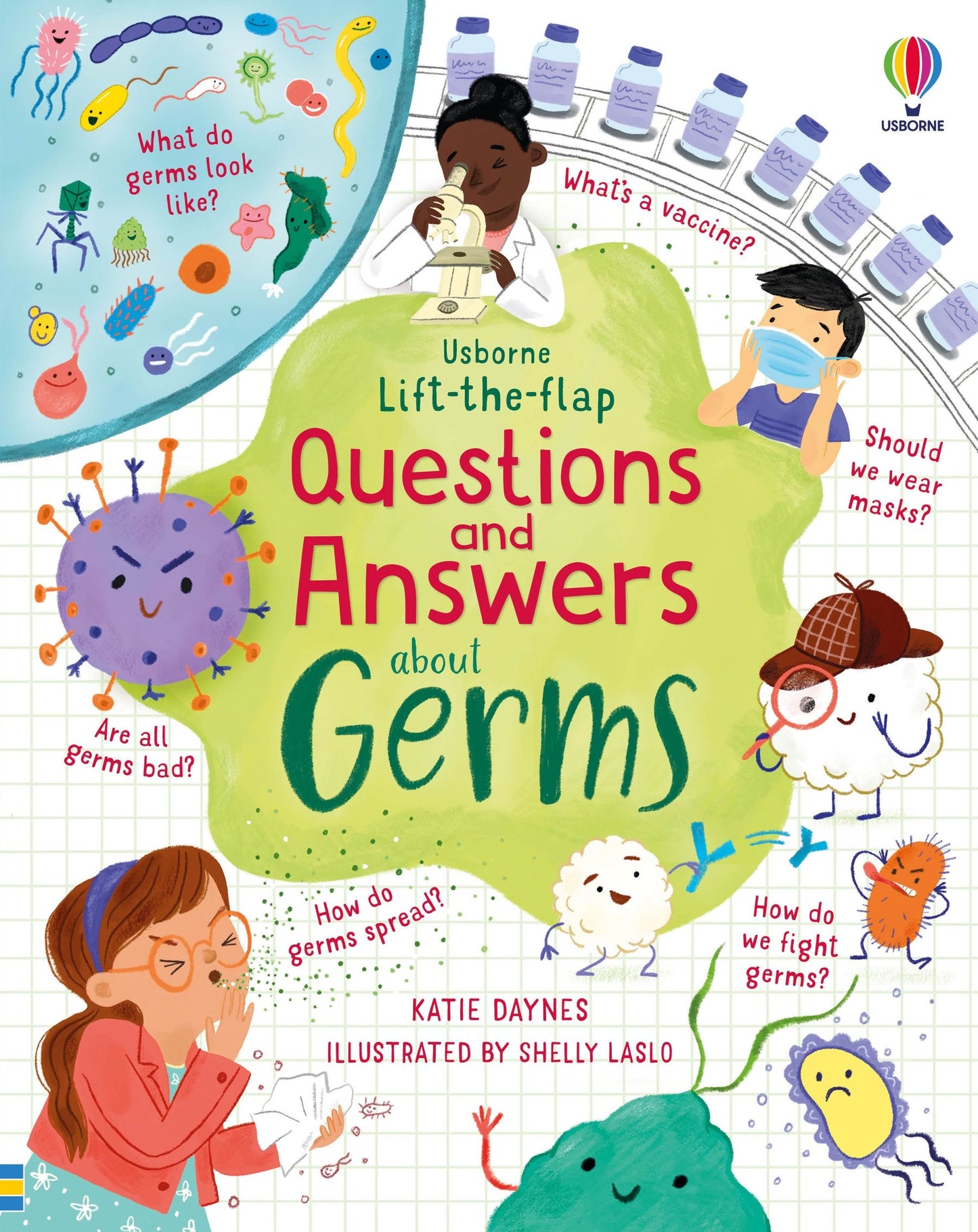 Carte copii - Lift-The-Flap Questions And Answers About Germs, Usborne