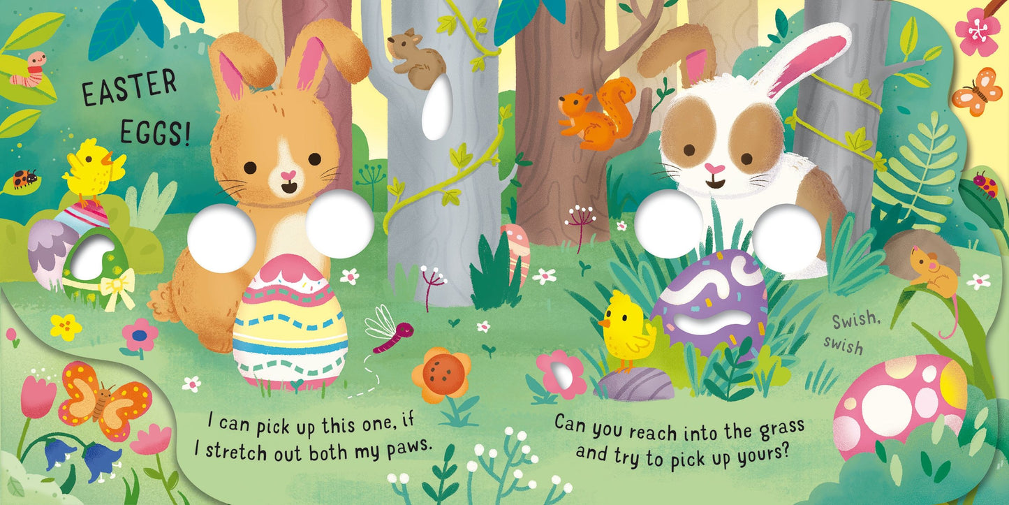 Carte copii - Fingerwiggly Easter Bunnies, Usborne