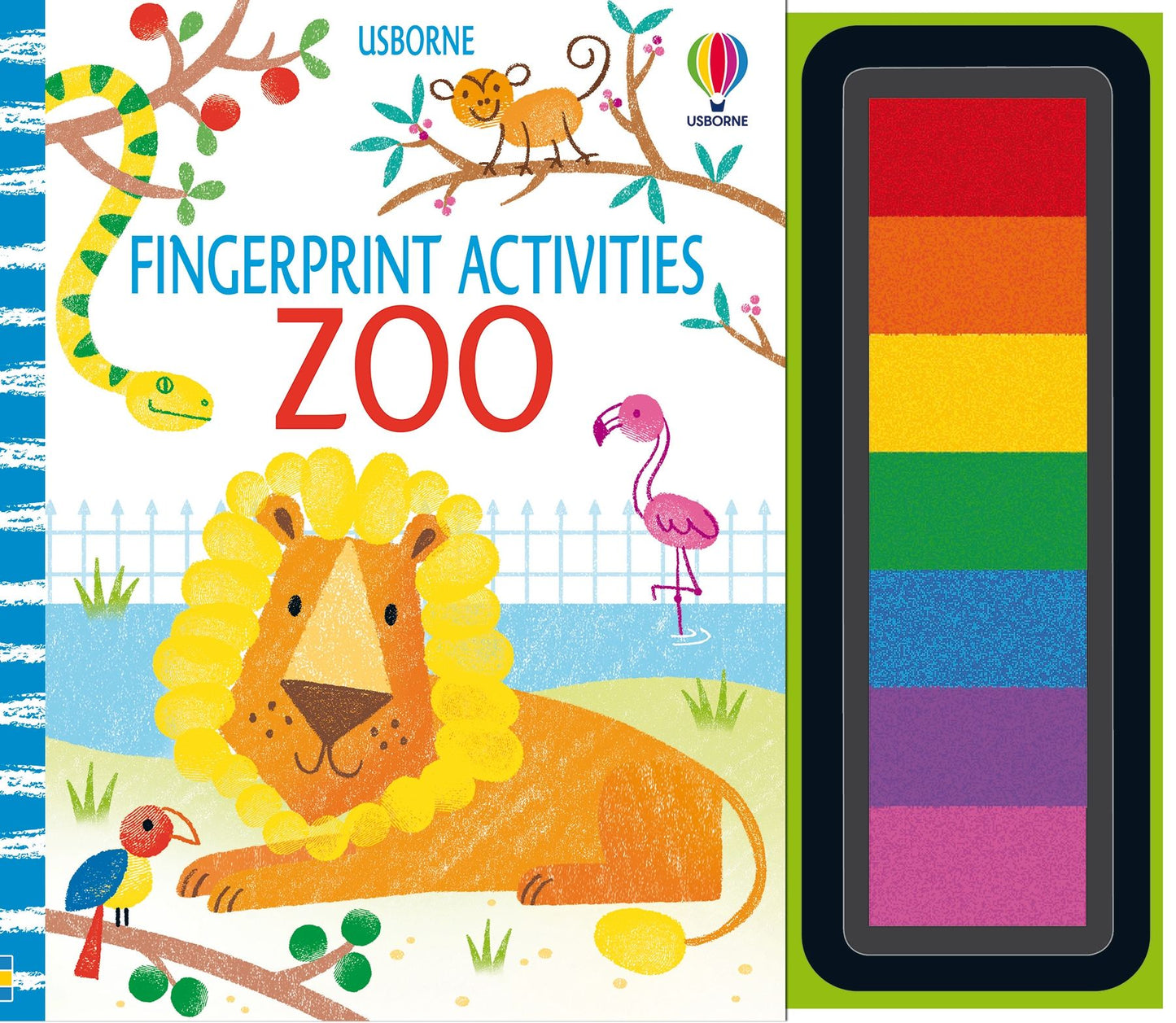 Carte copii - Fingerprint Activities Zoo, Usborne