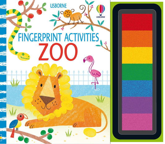 Carte copii - Fingerprint Activities Zoo, Usborne