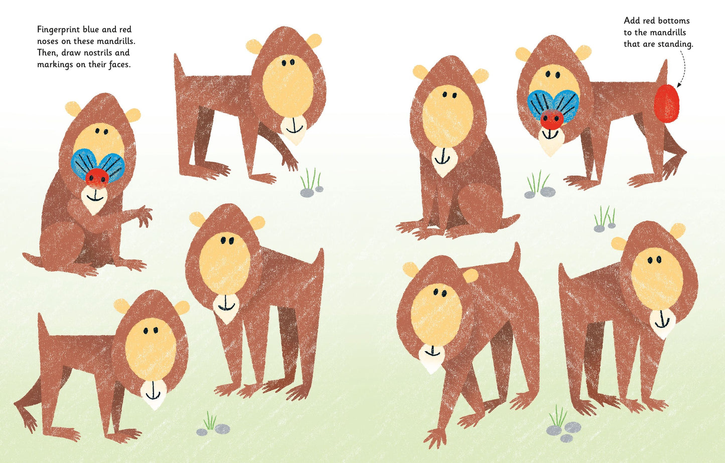 Carte copii - Fingerprint Activities Zoo, Usborne