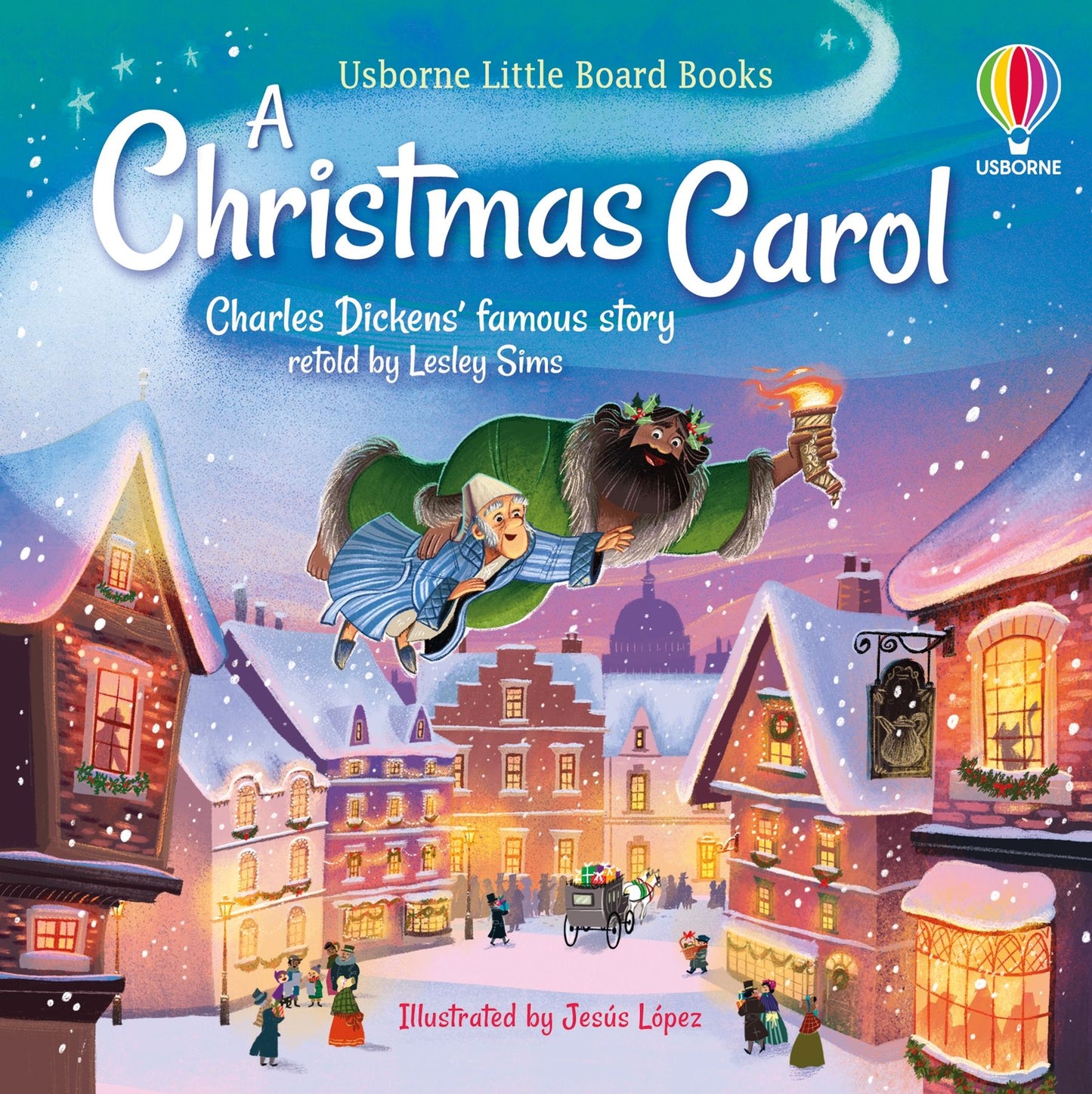 Carte povesti - Little Board Books: A Christmas Carol, Usborne