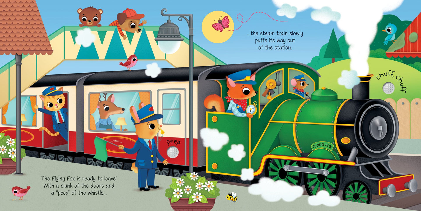 Carte sunete - Trains Sound Book, Usborne