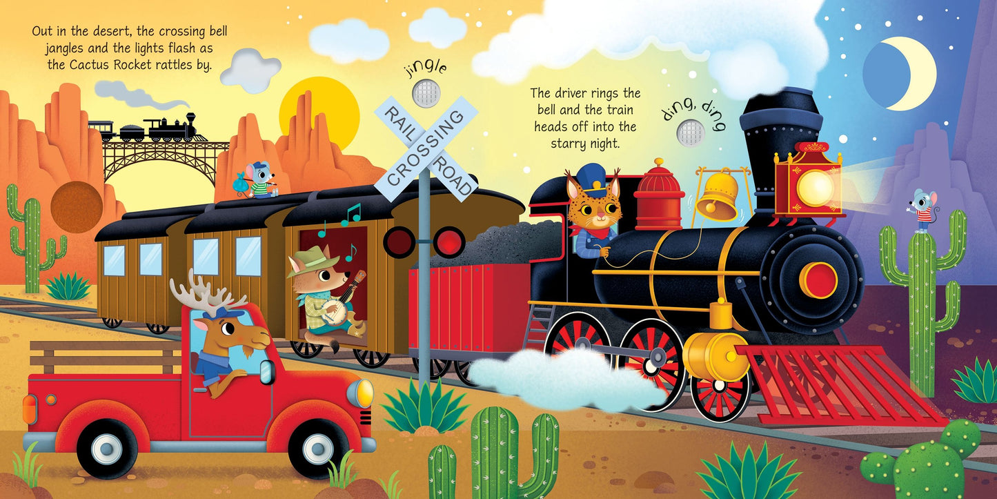 Carte sunete - Trains Sound Book, Usborne