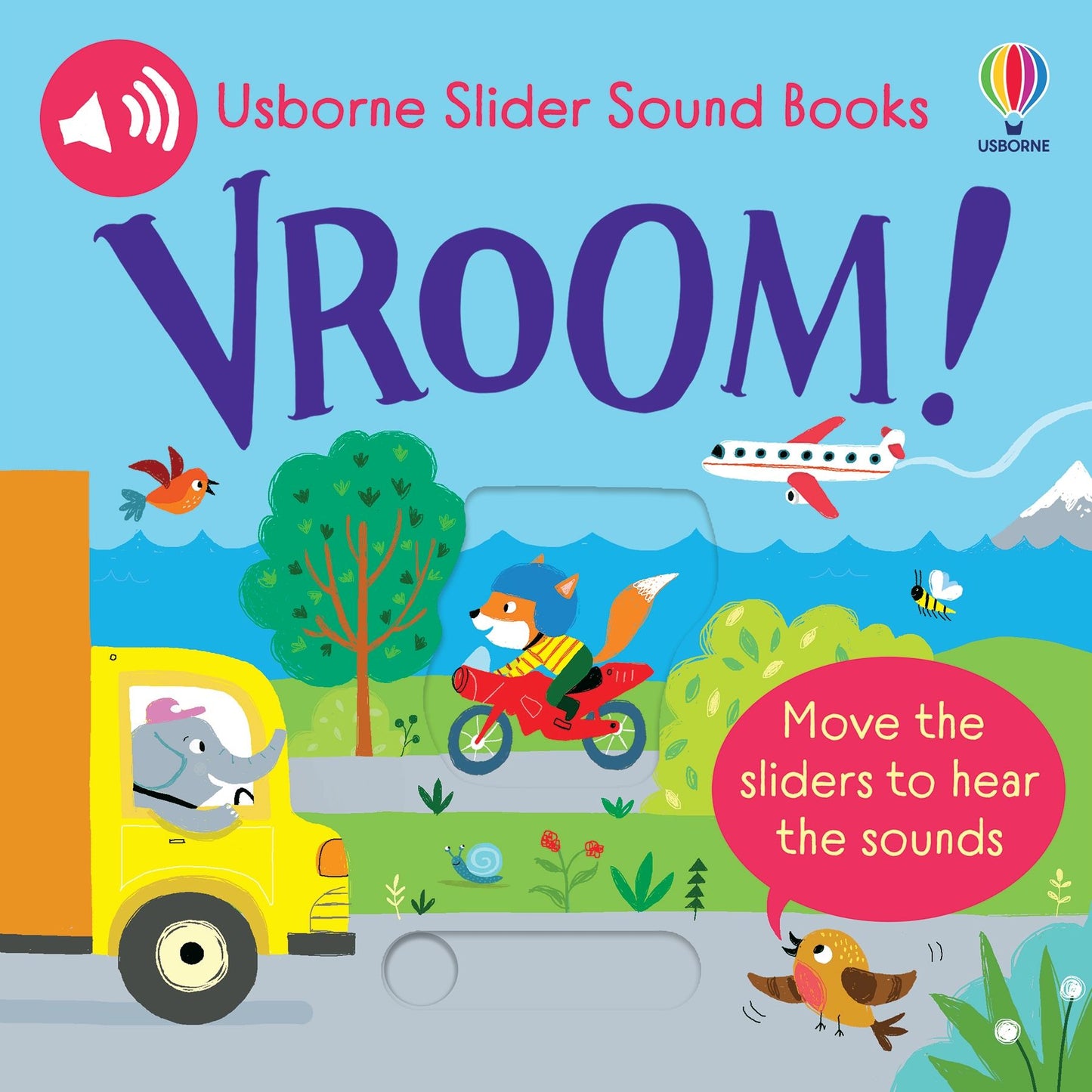 Carte sunete si slide - Vroom!, Usborne